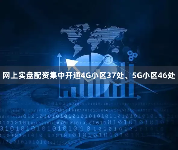 网上实盘配资集中开通4G小区37处、5G小区46处